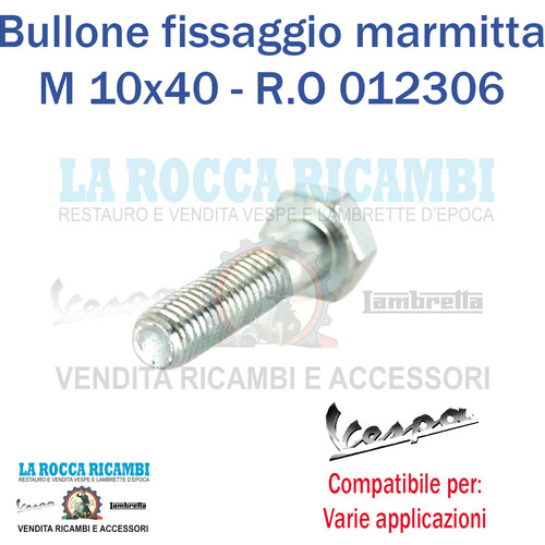 Perno bullone marmitta m10 - bullone,